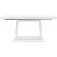 Стол обеденный Stool Group Орлеан раскладной глянцевый белый ET-1621-160-HGW DUAL