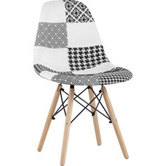 Стул Stool Group Eames пэчворк черно-белое Y808 bw