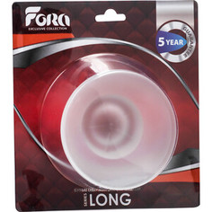 Мыльница Fora Long стеклянная матовая круглая