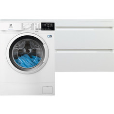 Стиральная машина с тумбой и раковиной Electrolux PerfectCare 600 EW6S4R27W Даллас 130 белая, подвесная правая