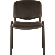 Стул для персонала и посетителей Brabix Iso CF-005 черный каркас/кожзам черный 531977