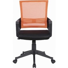 Кресло Brabix Balance MG-320 с подлокотниками комбинированное черное/оранжевое 531832