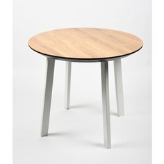 Обеденный стол Wisti Юта 90 натуральный/белый