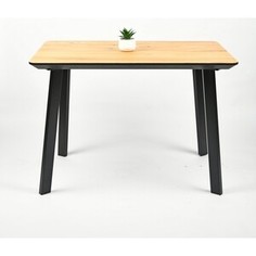 Обеденный стол Wisti Техас 110 натуральный/черный