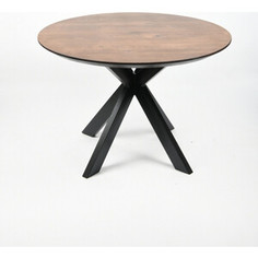 Обеденный стол Wisti Дублин 100 мореный/черный