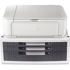 Подставка для принтера или монитора BRAUBERG с 1 полкой и 3 ящиками 510190