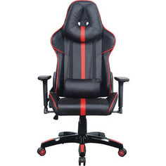 Кресло компьютерное Brabix GT Carbon GM-120 две подушки экокожа черное/красное 531931