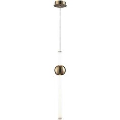 Светильник Lumien Hall Подвесной светодиодный Greniya LH8023/1PB-GD-WT