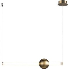 Светильник Lumien Hall Подвесной светодиодный Greniya LH8023/1PD-GD-WT