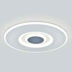 Светильник Eurosvet Потолочный светодиодный Just 90219/1 белый/ серый