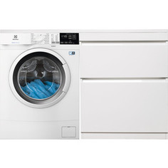 Стиральная машина с тумбой и раковиной Electrolux PerfectCare 600 EW6S4R27W Даллас 130 белая, напольная правая