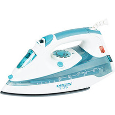 Утюг Delta LUX DL-710 белый с серо-голубым