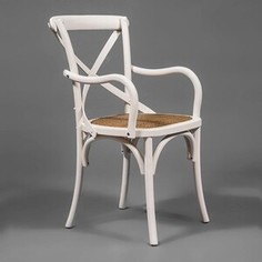 Стул с подлокотниками TetChair Secret De Maison cross (mod.CB2008) береза butter white
