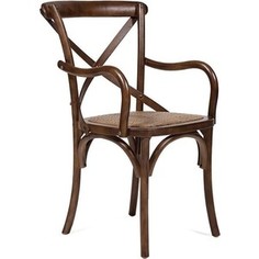 Стул с подлокотниками TetChair Secret De Maison cross (mod.CB2008) береза, темный орех (№5)