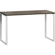 Стол письменный LoftyHome Лондейл 1 серый с белым основанием