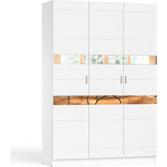 Шкаф СВК Елена 1500 корпус белый/фасад мдф белый глянец