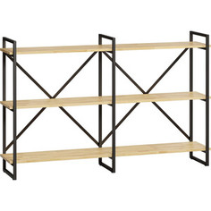 LoftyHome Стеллаж Бервин 6 натуральный