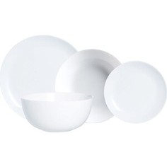 Набор столовой посуды 16 предметов Luminarc Diwali White (Q0924)