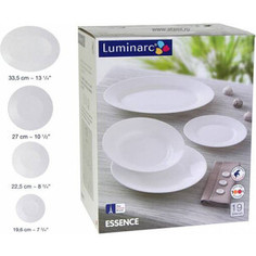 Набор столовой посуды 19 предметов Luminarc Essence White (N1190)