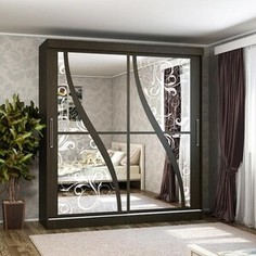 Шкаф-купе Ника Орфей-3 1,7м (Н) венге Nika
