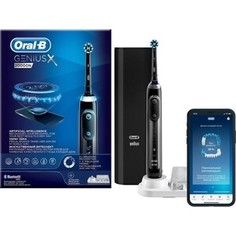 Электрическая зубная щетка Oral-B Genius X 20000N CrossAction D706.515.6X черный