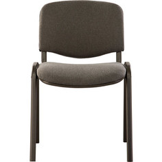Стул для персонала и посетителей Brabix Iso CF-005 черный каркас/ткань серая 531972