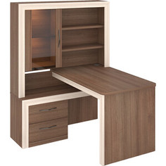 Стол угловой МЭРДЭС СтУ-140 ШК ЛЕВ шамони/карамель Merdes