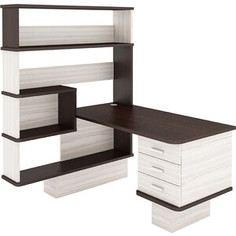 Стол компьютерный МЭРДЭС СР-520 КВВ-ЛЕВ карамель/венге/венге Merdes