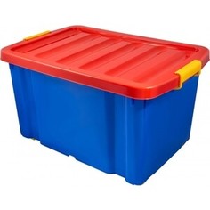 Ящик на роликах Plast Team Jumbo 60л синий