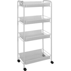 Этажерка ЗМИ Ладья 24 К, мобильная 44х25х10см, серая (Э 342 С)