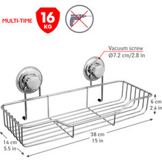 Полка Tatkraft MEGA LOCK для ванной (20191)