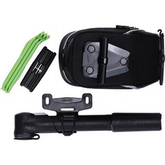 Вело-комплект BBB CombiPack M (сумка+мултитул btl-42S+ аптечка btl-8+ насос bmp-24) BSB-52 чёрный