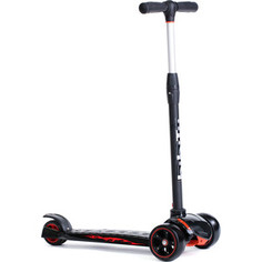 Самокат трехколесный BIBITU для детей и подростков, материал - металл/пластик STRONG SKL-010, черный