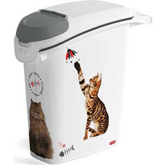 Контейнер для корма CURVER 10KG FOOD CONTAINER-WHTIML-STD white 23,2x49,7x50,3 см (241096)