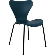 Стул Bradex Seven голубой с черными ножками