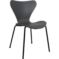 Стул Bradex Seven серый с черными ножками