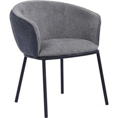 Стул Bradex Duke светло-серый, серый с черными ножками