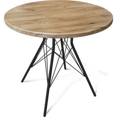 Стол Sheffilton SHT-TU2-1/80 МДФ черный/дуб тортуга