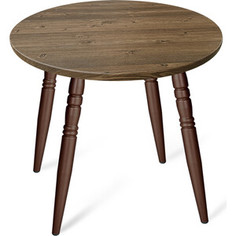 Стол Sheffilton SHT-TU15/70 МДФ медный металлик/орех светлый