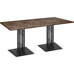 Стол Sheffilton SHT-TU6-BS1/120/80 МДФ черный муар/палисандр