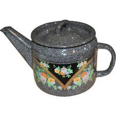 Чайник эмалированный Лысьвенские эмали 1,0л Красава (2707/4РкЭ)