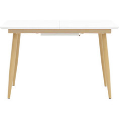 Стол обеденный Stool Group Стокгольм раскладной белый DT-1706-120 DUAL