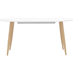 Стол обеденный Stool Group Берген раскладной белый DT-95-160 DUAL