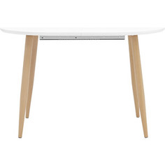 Стол обеденный Stool Group Берген раскладной белый DT-95-120 DUAL