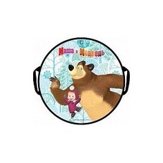 Ледянка 1Toy Т59046 Маша и Медведь, 52х1см круглая