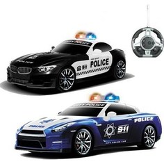 Радиоуправляемый конструктор MYX автомобили BMW и Nissan Полиция