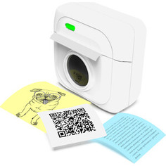 Портативный принтер для печати Ritmix RTP-001 white