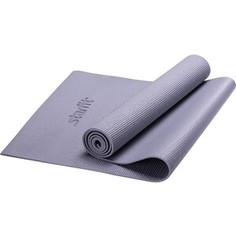 Коврик для йоги Starfit FM-101 PVC 173x61x0,5 см, серый 1/16