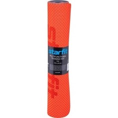 Коврик для фитнеса Starfit FM-202 TPE 173x61x0,5 см, перфорированный, ярко-красный