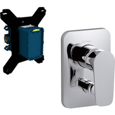 Смеситель для ванны Jacob Delafon Aleo встраиваемый, с механизмом, хром (E98717-CP, 98699D-NF)